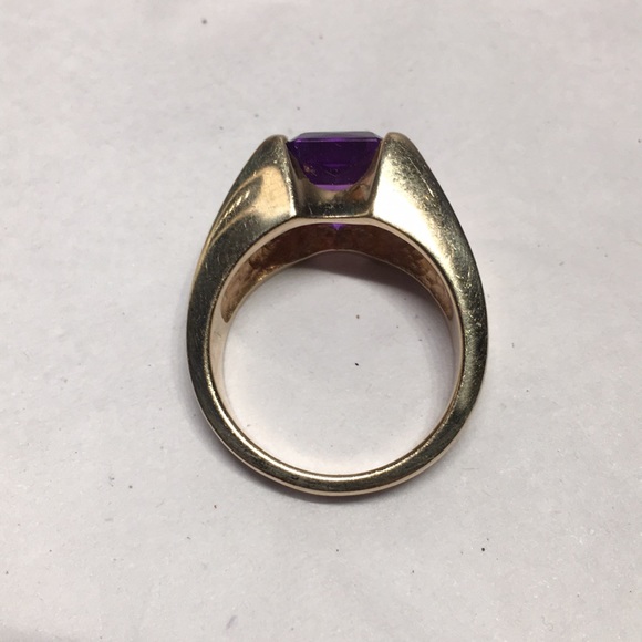 14K Gold Amethyst Ring - Picture 7 of 8